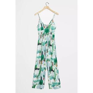Anthropologie Isabelle Feliu Jungle Print Jumpsuit